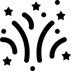 New Year Svg Line Art, Free Vectors File